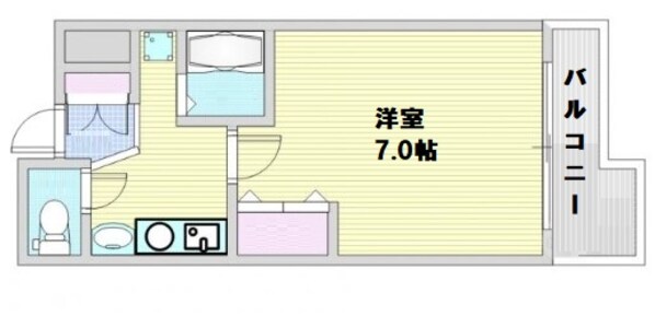 ラナップスクエア天満プライムの物件間取画像